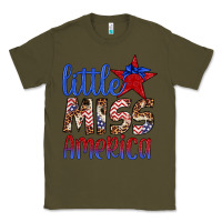 Army Green little miss america Classic Tee - Artiststas