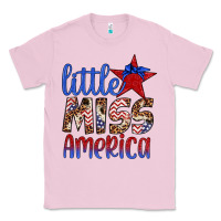 Bubblegum Pink little miss america Classic Tee - Artiststas