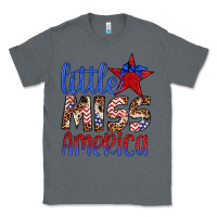 Charcoal Heather little miss america Classic Tee - Artiststas