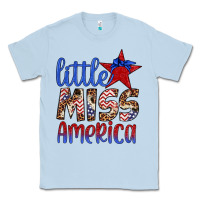 Dusty Blue little miss america Classic Tee - Artiststas