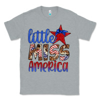 Heather Grey little miss america Classic Tee - Artiststas