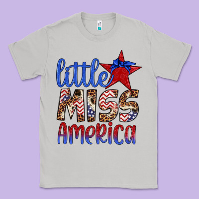Little Miss America Classic Tee Designed By Artiststas