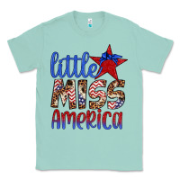 Seafoam little miss america Classic Tee - Artiststas