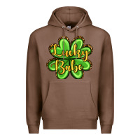 Chestnut St. Patrick's Lucky babe Premium Hoodie - OliviaCreatesArt