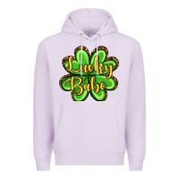Lilac St. Patrick's Lucky babe Premium Hoodie - OliviaCreatesArt