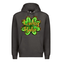 Smoke St. Patrick's Lucky babe Premium Hoodie - OliviaCreatesArt