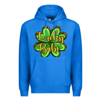 True Royal St. Patrick's Lucky babe Premium Hoodie - OliviaCreatesArt