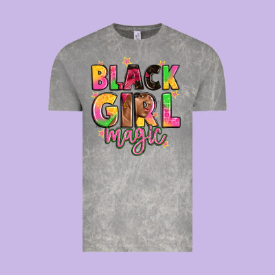 Black Girl Magic Vintage Tee Designed By Artiststas