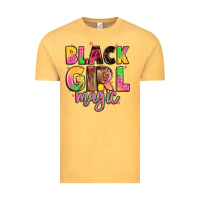 Vintage Mustard black girl magic Vintage Tee - Artiststas