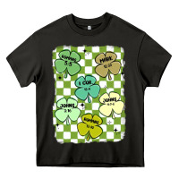 Asphalt shamrock religious Heavy Core Tee - MaliasSmallBusiness