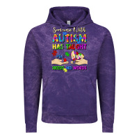 Cloud Purple someone with autism has taught me love needs no wo Vintage Hoodie - Artiststas