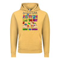 Vintage Mustard someone with autism has taught me love needs no wo Vintage Hoodie - Artiststas