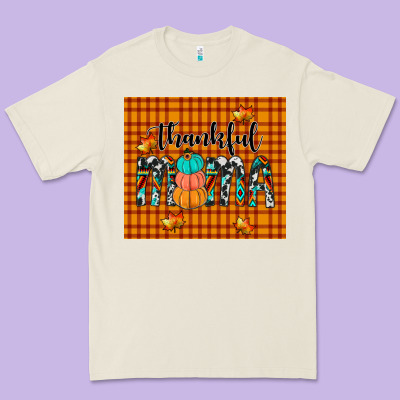 Thankful Tumbler Premium Tee Designed By Jahusdesignshop