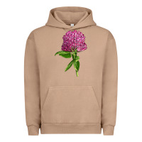 Pigment Burro Red Clover Illustrations Urban Hoodie - LillyAllenDesigns