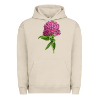 Pigment French Oak Red Clover Illustrations Urban Hoodie - LillyAllenDesigns