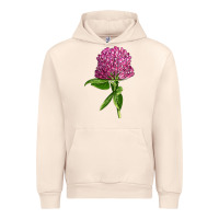 Sandshell Red Clover Illustrations Urban Hoodie - LillyAllenDesigns