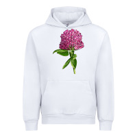 White Red Clover Illustrations Urban Hoodie - LillyAllenDesigns