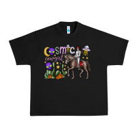 Black cosmic cowgirl Urban Heavy Tee - SublimationCraftShop