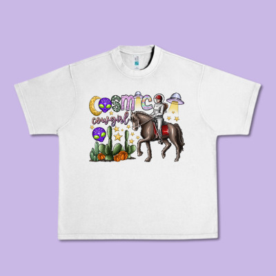 Cosmic Cowgirl Urban Heavy Tee Designed By Sublimationcraftshop