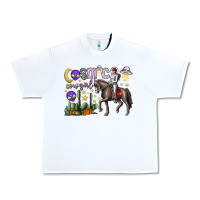 White cosmic cowgirl Urban Heavy Tee - SublimationCraftShop