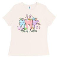 Bone happy easter teeth Ladies Tee - MaliasSmallBusiness