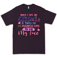 Plum once i get an attitude Premium Tee - MaliasSmallBusiness
