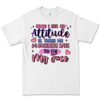 White once i get an attitude Premium Tee - MaliasSmallBusiness