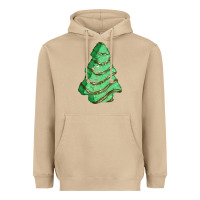 Mushroom green christmas cake Heavyweight Hoodie - FaDigitalArtStudio