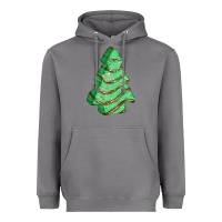 Storm green christmas cake Heavyweight Hoodie - FaDigitalArtStudio