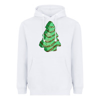 White green christmas cake Heavyweight Hoodie - FaDigitalArtStudio