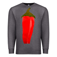 Charcoal Heather Chilli Pepper Fa Element Premium Sweatshirt - FaDigitalArtStudio