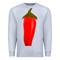 Heather Grey Chilli Pepper Fa Element Premium Sweatshirt - FaDigitalArtStudio