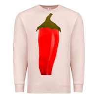 Pale Pink Chilli Pepper Fa Element Premium Sweatshirt - FaDigitalArtStudio