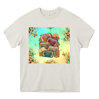 Cream country cassette tapes Heavy Core Tee - MaliasSmallBusiness