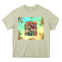 Mossy country cassette tapes Heavy Core Tee - MaliasSmallBusiness