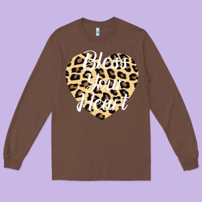 Bless Your Heart Long Sleeve Tee Designed By Bettercallsaul