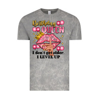 Cloud Rock birthday queen i dont get older i level up Vintage Tee - Artiststas