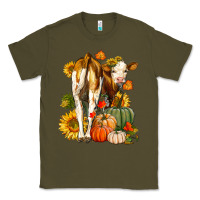 Army Green Fall Heifer Classic Tee - LillyAllenDesigns