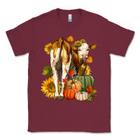 Burgundy Fall Heifer Classic Tee - LillyAllenDesigns
