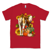 Red Fall Heifer Classic Tee - LillyAllenDesigns