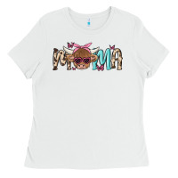 White mama cow Ladies Tee - MaliasSmallBusiness