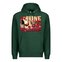 Sports Green Wine is my Valentine's Day Premium Hoodie - FaDigitalArtStudio