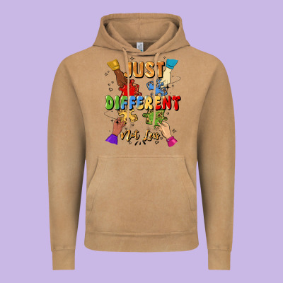 Just Different Not Less Vintage Hoodie Designed By Artiststas
