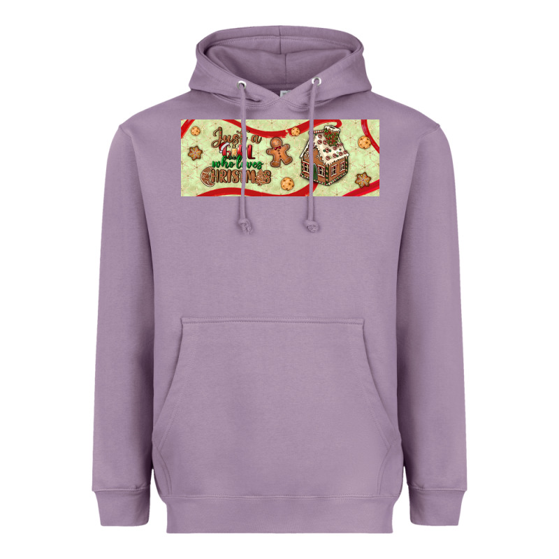 Just A Girl Who Loves Christmas Heavyweight Hoodie by BundleAndBundleShop | Teevron