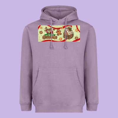 Just A Girl Who Loves Christmas Heavyweight Hoodie Designed By Bundleandbundleshop