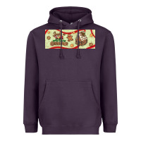 Plum just a girl who loves christmas Heavyweight Hoodie - BundleAndBundleShop