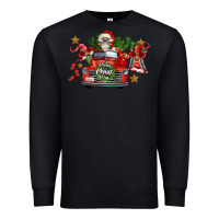 Black merry christmas truck gnomies Premium Sweatshirt - FaDigitalArtStudio