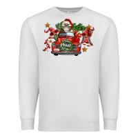 Oatmeal Heather merry christmas truck gnomies Premium Sweatshirt - FaDigitalArtStudio