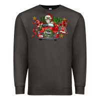 Smoke merry christmas truck gnomies Premium Sweatshirt - FaDigitalArtStudio