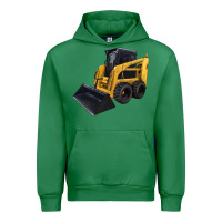 Emerald Skid Steer Loader Urban Hoodie - LillyAllenDesigns